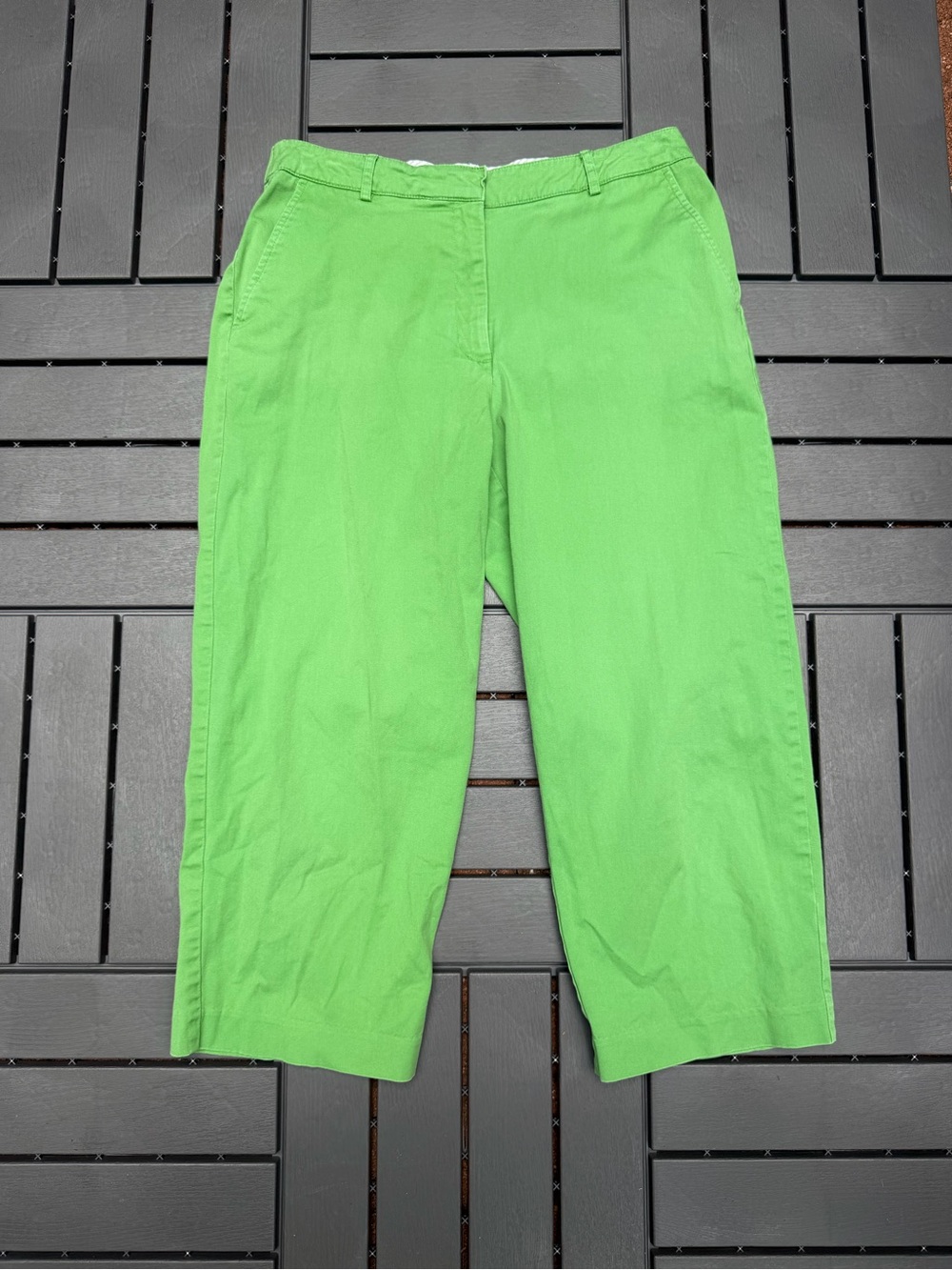 Kim Rogers Green Chino Pants Size 10